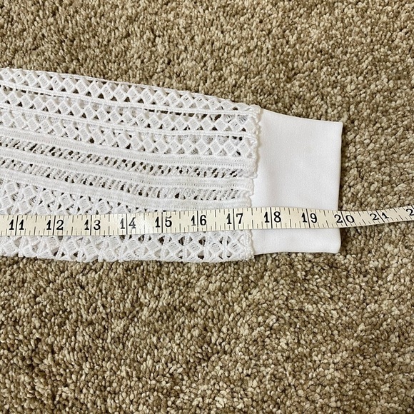 Fabletics White Sophie Tunic Cutout  Sweater - Picture 9 of 9